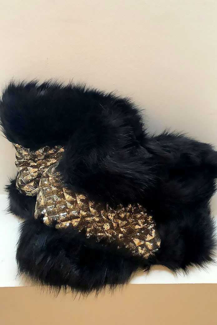 Corine Scarf black PIA ROSSINI