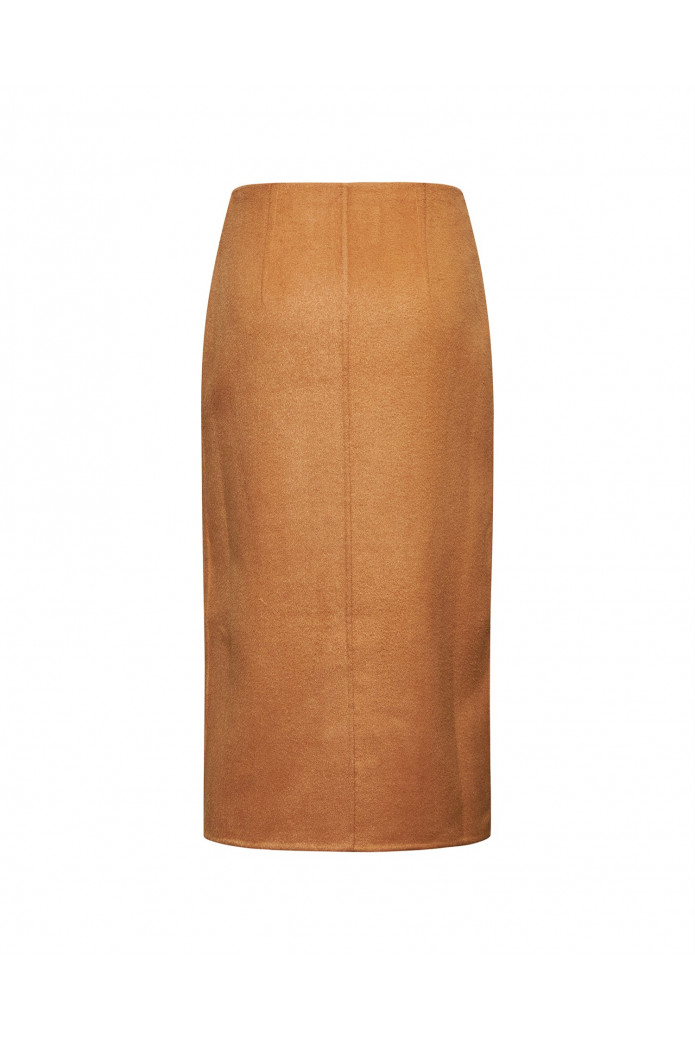 FALDA CRUZADA CON BOTONES LATERALES