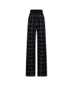 PANTALÓN NEGRO CON ESTAMPADO EN CONTRASTE