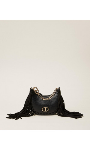 Bolso hobo mini «Melrose» con flecos