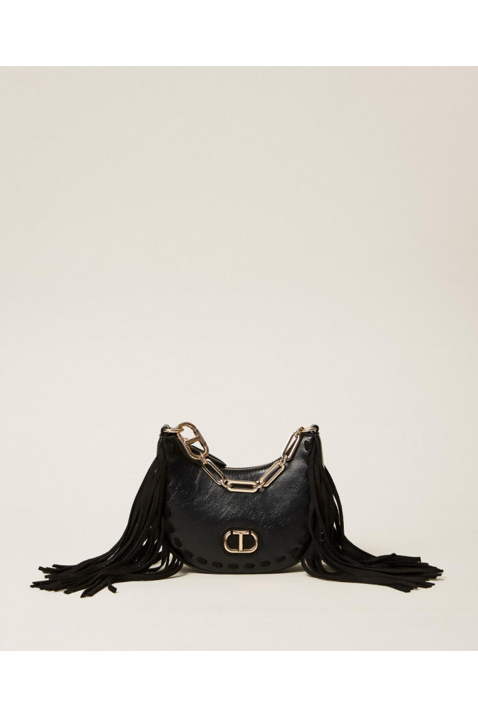 Bolso hobo mini «Melrose» con flecos