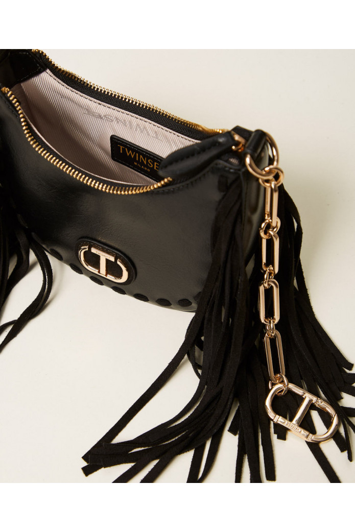 Bolso hobo mini «Melrose» con flecos