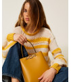 Bolso pequeño «First Class» con estribo Oval T