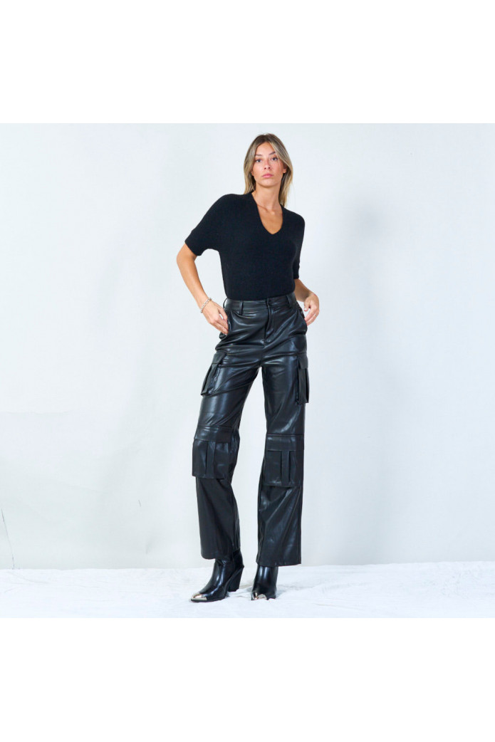 Pantalón ecopiel