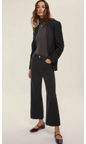 Pantalón recto de 5 bolsillos - ANTRACITA