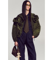 Shortline jacket with flowers