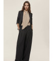 JERSEY OVERSIZE CON BUFANDA - BEIGE