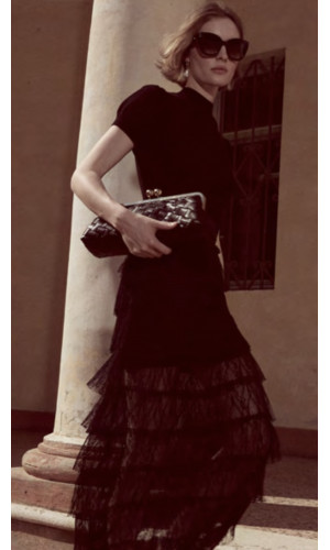 Bolso clutch trenzado a mano TWINSET