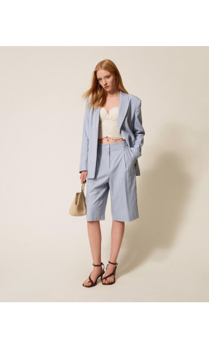 Top bustier de encaje