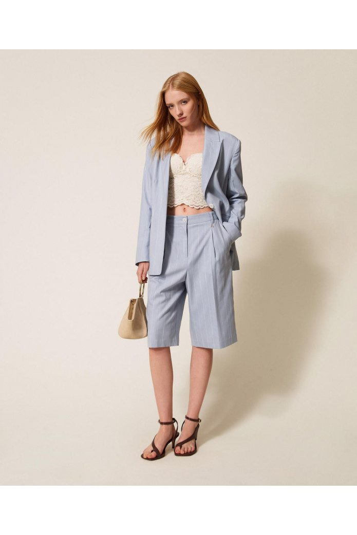 Top bustier de encaje