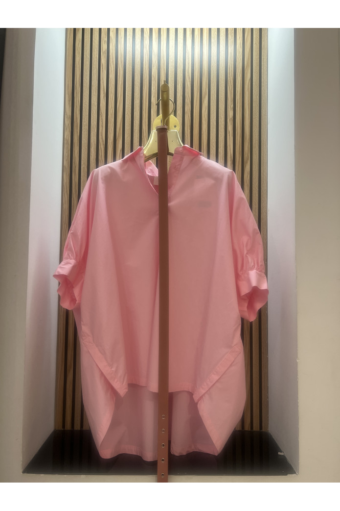 Blusón Rosa Popelin