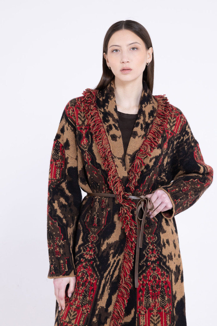 Leopard kinited COAT